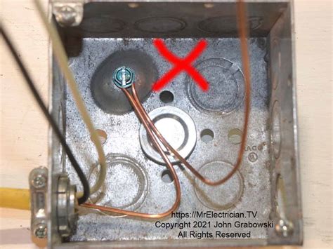 do metal receptacle boxes need to be grounded|recessed box grounding receptacle.